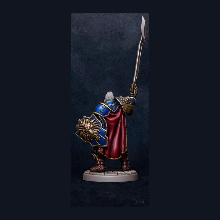 Royal guard miniature paint scheme, back view