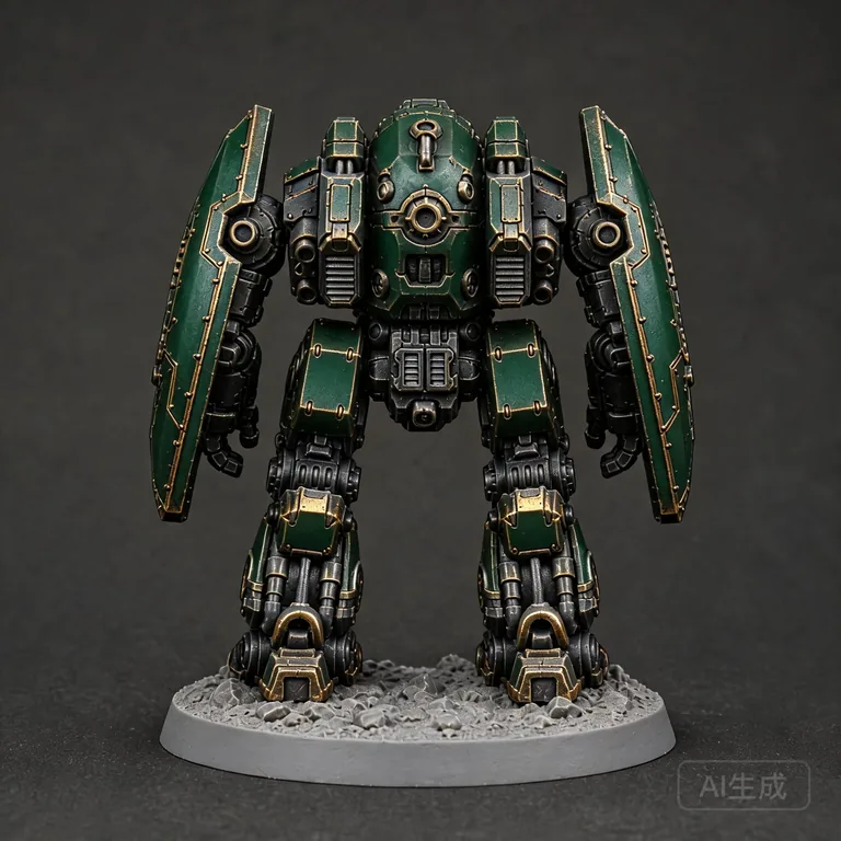 Verdant machine miniature paint scheme, back view