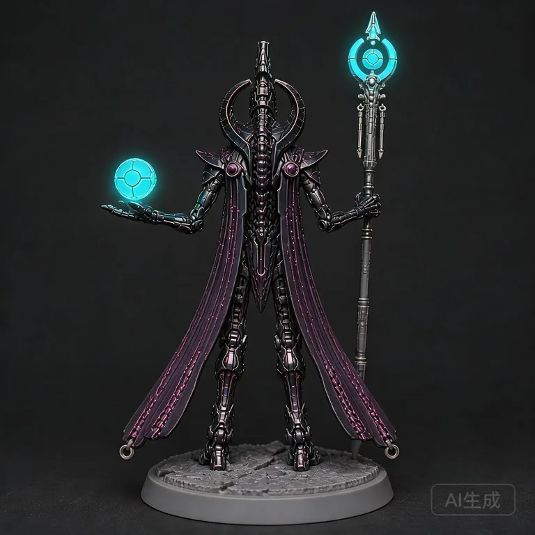Void sentinel miniature paint scheme, back view