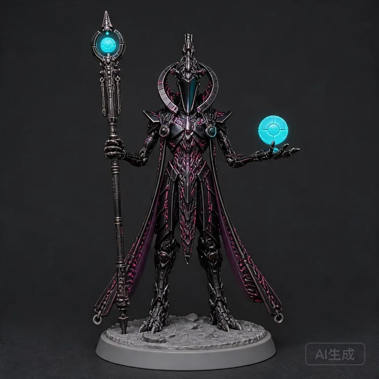 Void sentinel miniature paint scheme, front view